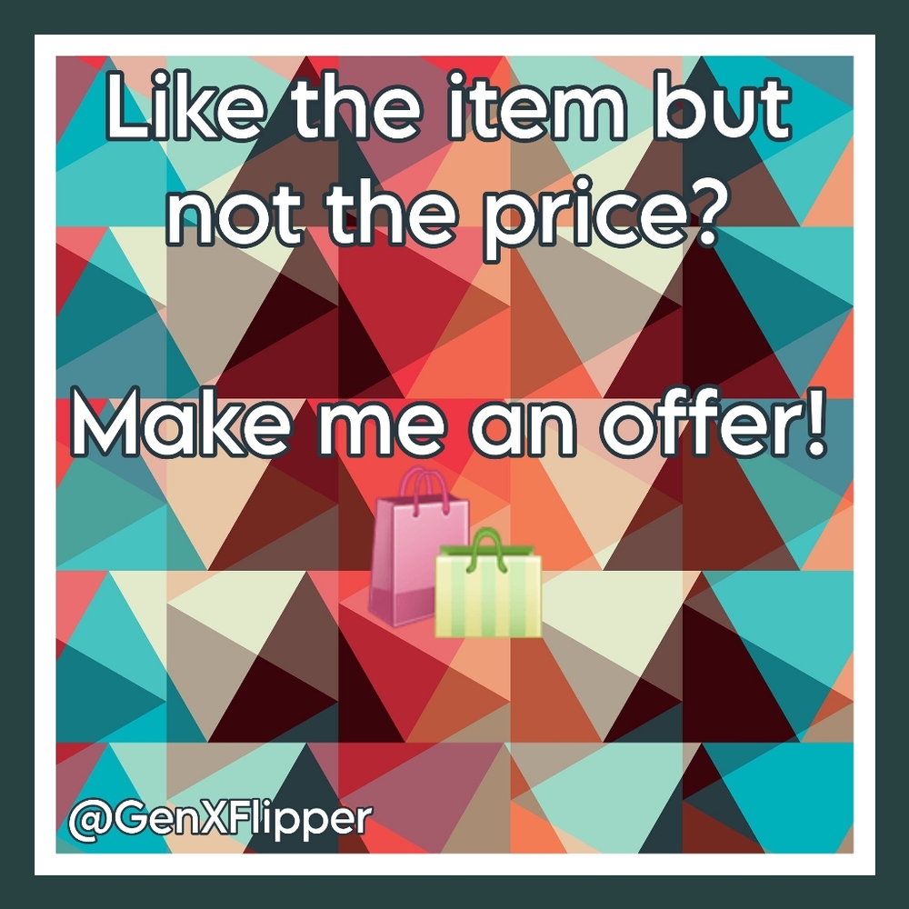 I accept reasonable offers!🤩